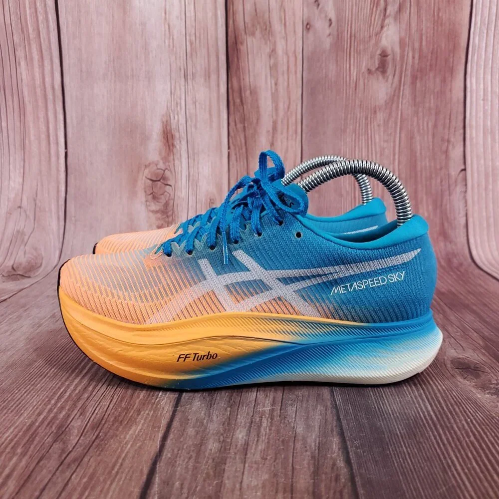 Asics Unisex M5.5 W7 24CM Metaspeed Sky+ Carbon Plate Running Shoes Athletic - Picture 2 of 16